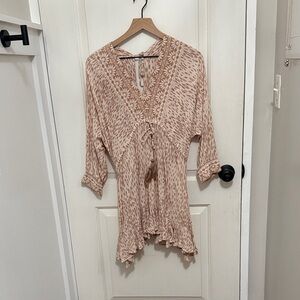 O'Neill Beige Patterned Tunic Top